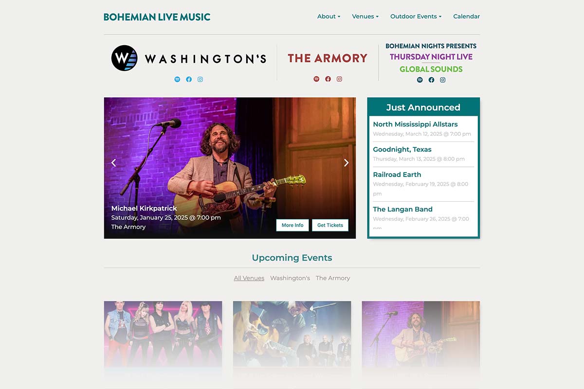 Custom API Integration Case Study - Bohemian Live Music